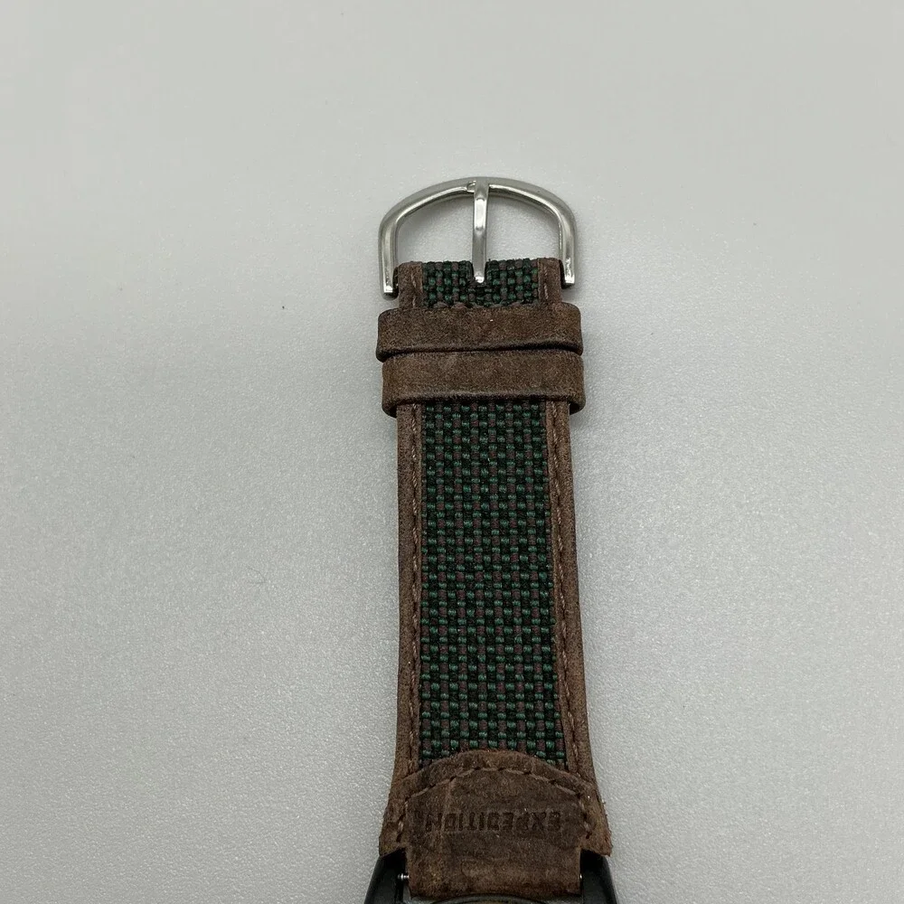 Vintage Timex Expedition Mens Watch 40mm Green Digital Indiglo 100M New Battery